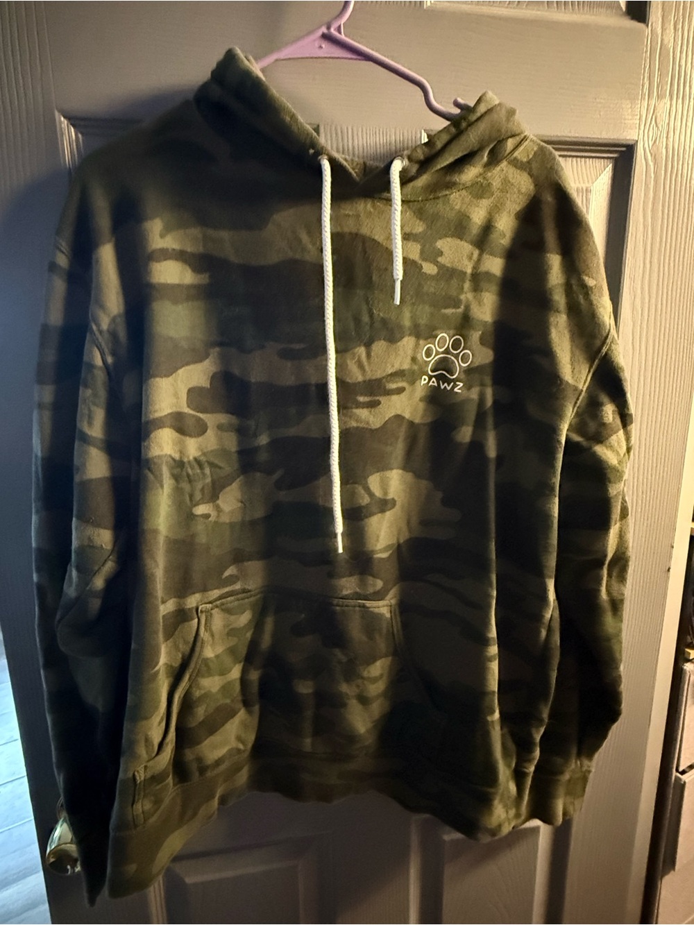Pawz women’s Camouflage Green Hoodie Sweatshirt